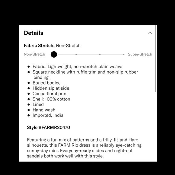 FARM Rio Cocoa Paradise Dress- XS,M - Picture 10 of 10